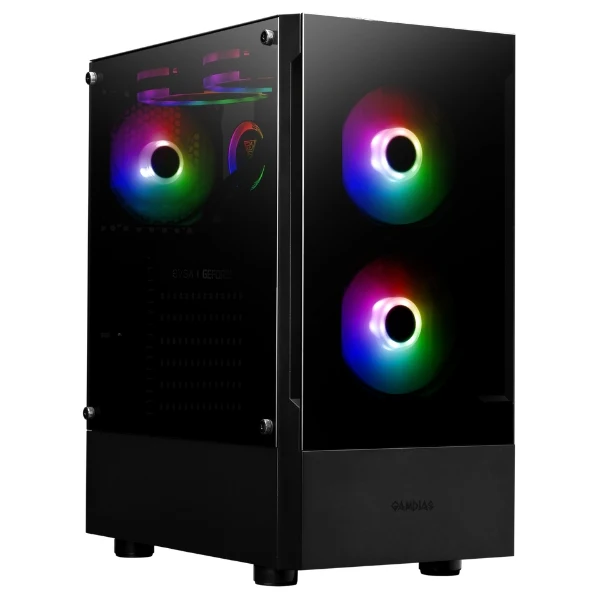 Case Gamdias Gaming Talos E3 ATX/ 3xUSB/ HD Audio / 3xFAN ARG 12CM/ Frontal y lateral Vidrio Templado Negro - Image 2