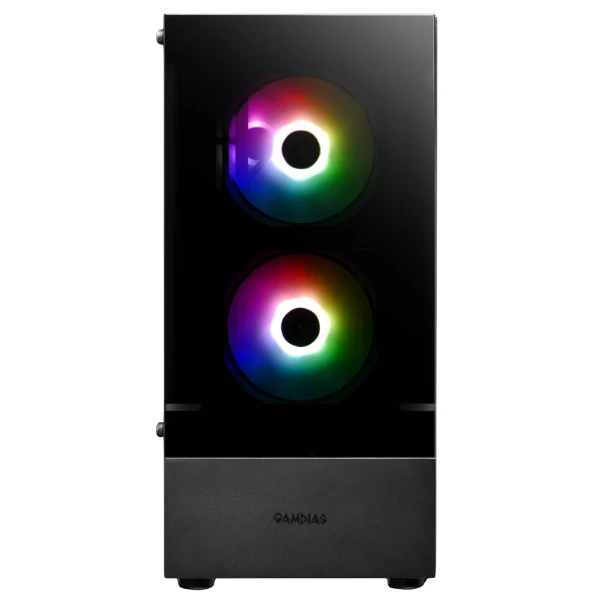 Case Gamdias Gaming Talos E3 ATX/ 3xUSB/ HD Audio / 3xFAN ARG 12CM/ Frontal y lateral Vidrio Templado Negro - Image 3