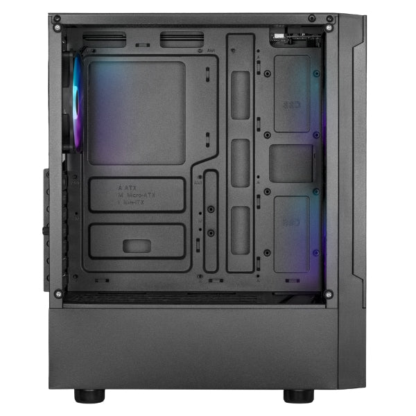 Case gaming GAMDIAS Talos E3 Mesh - Mid Tower - ATX - Negro - 3x USB - HD Audio - 3x Fan ARGB - Frontal Malla - Vidrio Templado - Image 5