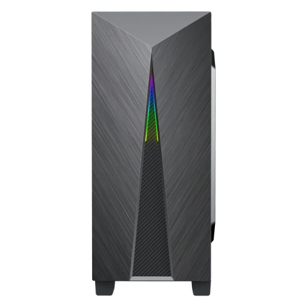 Case gaming GAMEMAX NOVA N6 - Mid Tower - ATX - Negro - USB + ARGB - HD Audio - Fan trasero - Vidrio templado - Image 3