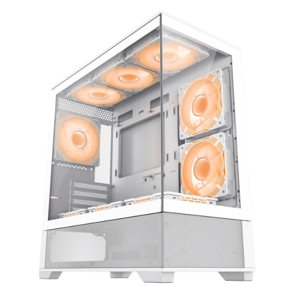 Case Gamemax Gaming Vista MW ATX/ 2XUSB + USB 3.0/ 1HD Audio/ Frontal y Lateral Vidrio Templado Blanco - Image 2