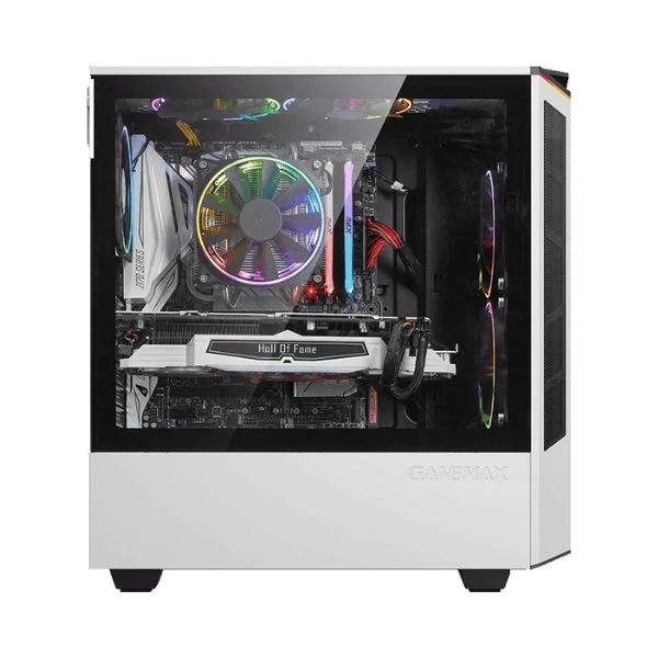 Case gaming GameMax Paladin/ Mid Tower/ E-ATX/ 1x Fan ARGB/ Vidrio Templado/ Blanco - Image 4