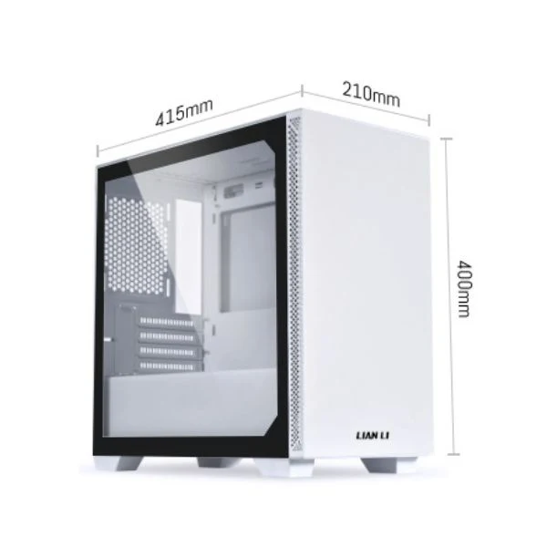 Case Gaming Lian Li High Airflow ATX RGB CW Panel frontal 3 ventiladores ARGB PWN color blanco LANCOOL 205 MESH - Image 3
