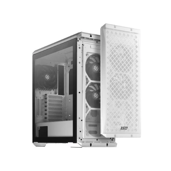 Case XPG DEFENDER Blanco Mini-ITX, Micro-ATX, ATX, E-ATX, CEB, EEB 2x USB/HD AUDIO/ Vidrio Templado - Image 3
