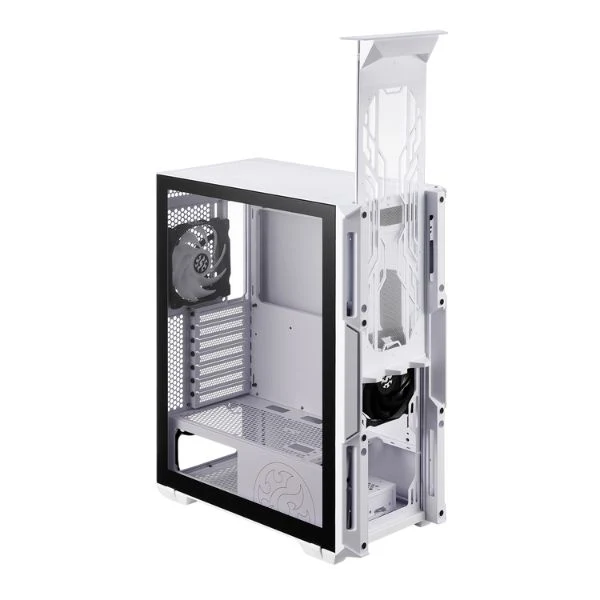Case gaming XPG Starker/ Mid Tower/ ATX/ 2x Fan LED/ Vidrio Templado/ Blanco - Image 5