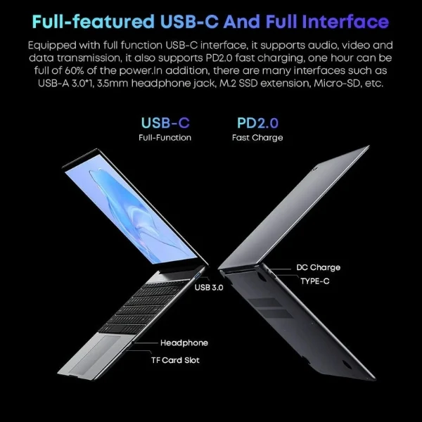 Laptop CHUWI CoreBook Plus AMD Ryzen 5 7430U 16GB RAM 512GB SSD 16" Windows 11 Home - Image 4