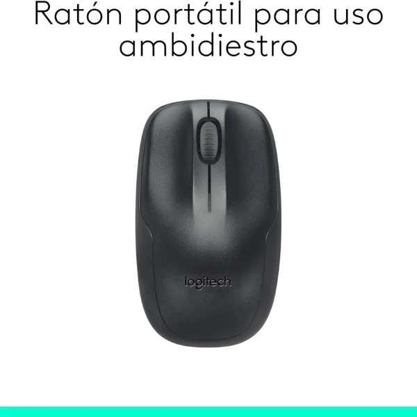 Combo Teclado Mouse Logitech MK220 Inalámbrico - 1000DPI - 3 Botones - Layout Español - Negro - Image 5