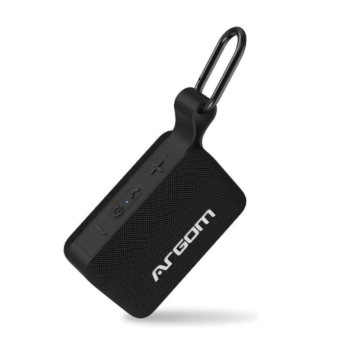 Corneta Argom BoogieClip Wireless Bluetooth Negra ARG-SP-3110BK IPX5 8W con TWS y Batería de 24H