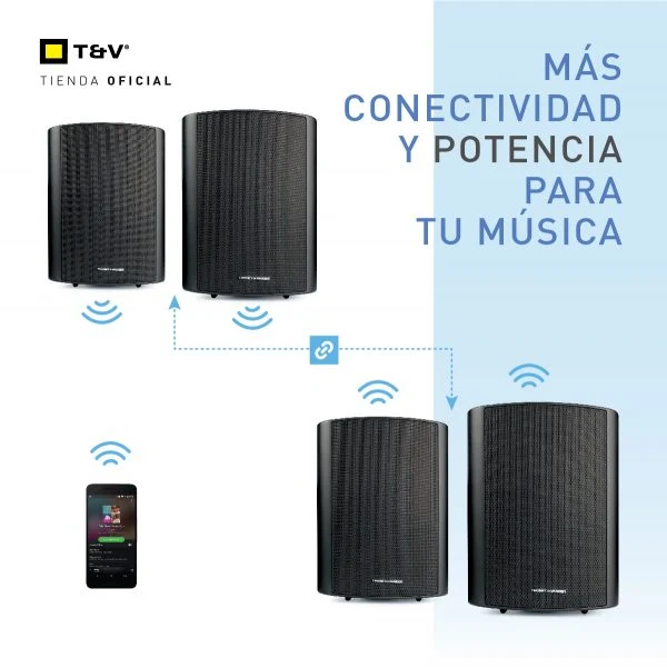 Cornetas Thonet & Vander Bluetooth 400W Fleck 9 Tws 2Nd Black Bluetooth - Image 5