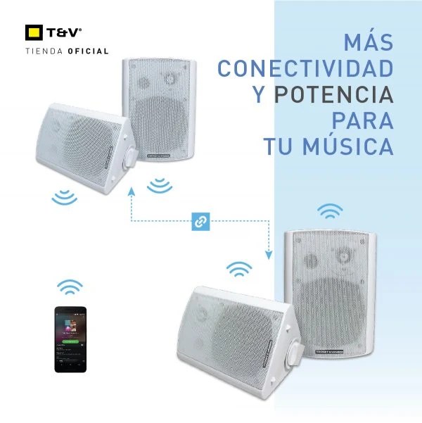 Cornetas Thonet & Vander Bluetooth 400W Fleck 9 Tws 2Nd White Bluetooth - Image 2