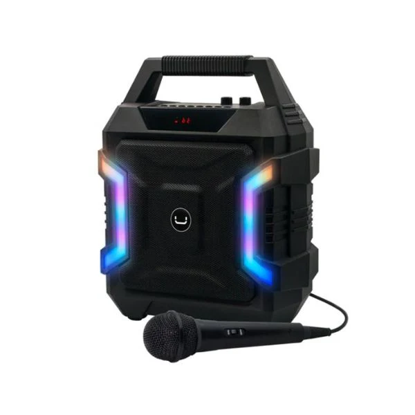 Cornetas Unno Tekno Ritmo Karaoke con bluetooth, color negro SP9362BK