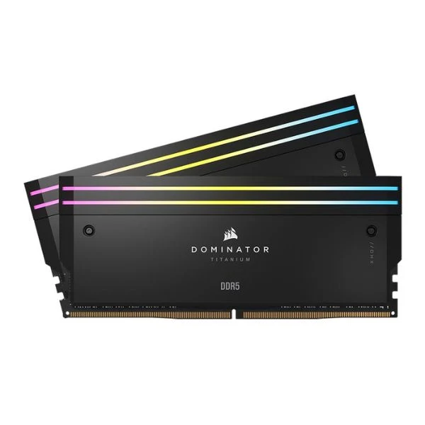 Memoria RAM Corsair Dominator Titanium RGB 64GB (2x32GB) DDR5 6600MHz PC5-52800 CL32 Dual Channel – Para PC