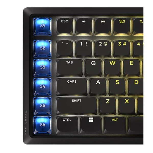Teclado gaming inalámbrico Corsair VANGUARD AIR 99 RGB con switches OPX Optical y Stream Deck integrado - CH-91HA01B-NA - Negro - Image 5