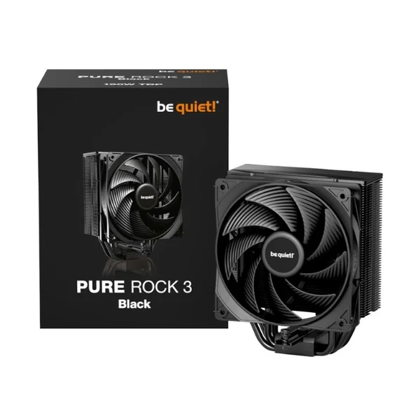 CPU Cooler be quiet PURE ROCK 3 - 190 W - 59.6 CFM - 31.2 dBA - Negro - Image 4