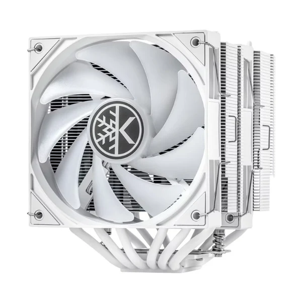 CPU Cooler KingCool IRON WIND - ARGB - 59.63 CFM - Blanco - Image 2