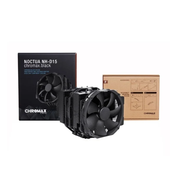 CPU Cooler Noctua NH-D15 Black - 61.33 CFM - 24.6 dBA - Image 4