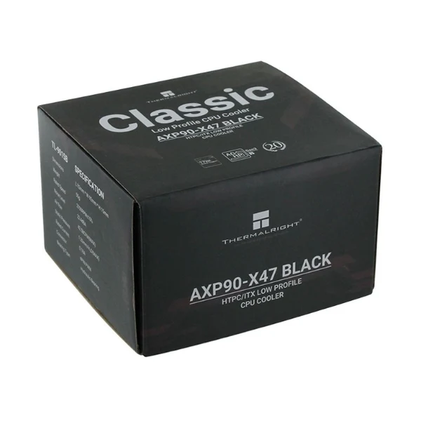 CPU Cooler Thermalright AXP90 X47 Black Low Profile - 42.58 CFM - 22.4 dBA - Negro - Image 5