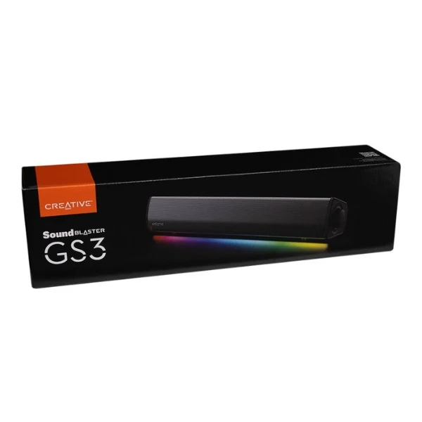 Barra de sonido gaming compacta Creative Sound Blaster GS3 RGB con Bluetooth y USB-C - 51MF8465AA000 - Negro - Image 5