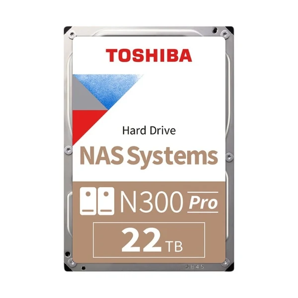 Disco Duro HDD Toshiba N300 22TB 7200 RPM SATA III 6Gb/s 1GB caché Internal CMR NAS 3,5" - Image 2