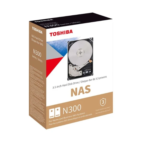 Disco Duro HDD Toshiba N300 6TB 7200 RPM SATA III 6Gb/s 512MB caché Internal CMR NAS 3,5" - Image 3