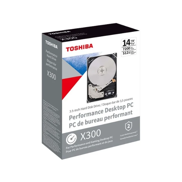 Disco Duro HDD Toshiba X300 14TB 7200 RPM Cache 512MB SATA III 6Gb/s 3.5" - Image 3