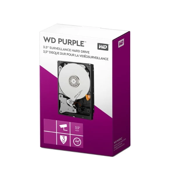 Disco Duro HDD WD Purple Surveillance 6TB 5400 RPM SATA III 6Gb/s 256MB caché Internal CMR 3,5" - Image 3