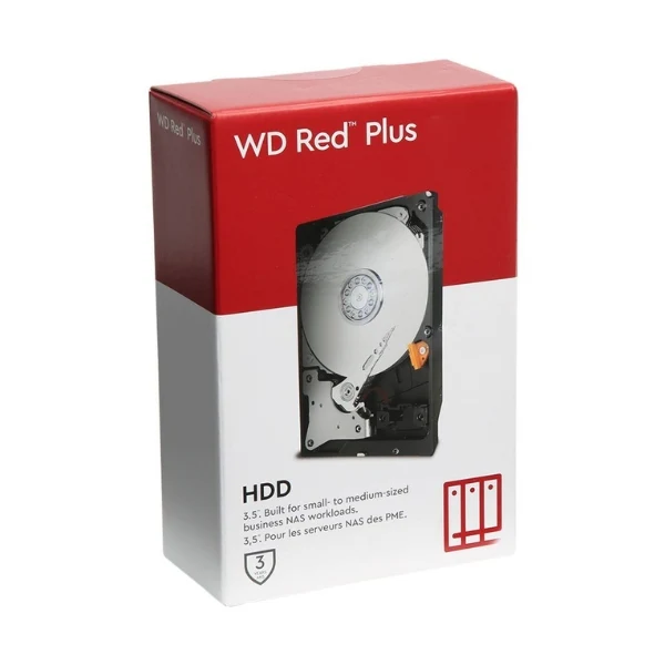 Disco Duro HDD WD Red Plus 4TB 5400 RPM SATA III 6Gb/s 256MB caché Internal NAS CMR 3,5" - Image 2