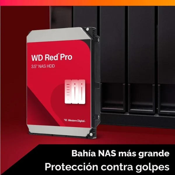 Disco Duro HDD WD Red Pro 4TB 7200 RPM SATA III 6Gb/s 256MB caché Internal NAS CMR 3,5" - Image 3