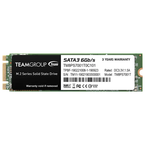 Disco Duro SSD TeamGroup MS30 M.2 2280 1TB SATA III