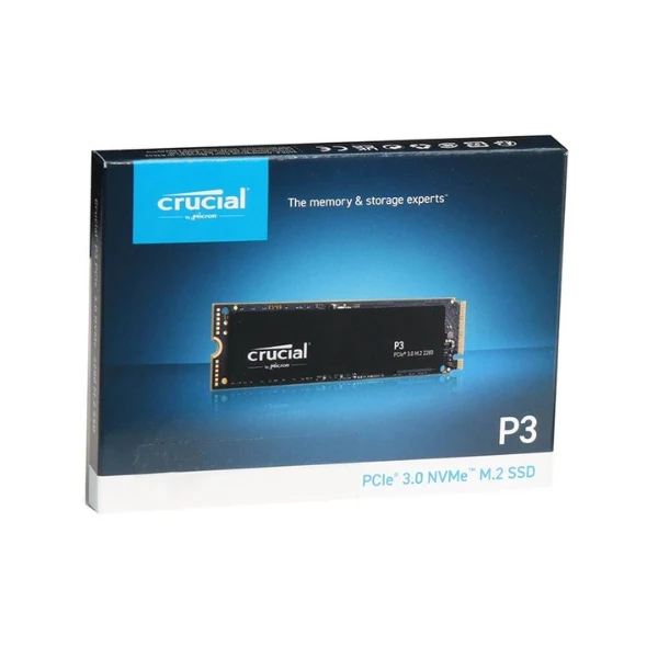 Disco Duro SSD Crucial P3 4TB 3D NAND Flash PCIe Gen 3 x4 NVMe M.2 - Image 3