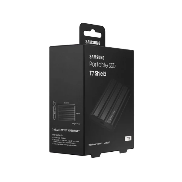 Disco Duro SSD Externo Samsung T7 Shield 1TB USB 3.2 Gen 2 - Image 3
