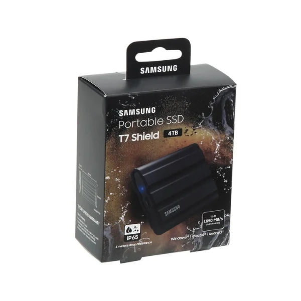 Disco Duro SSD Externo Samsung T7 Shield 4TB USB 3.2 Gen 2 Negro - Image 2