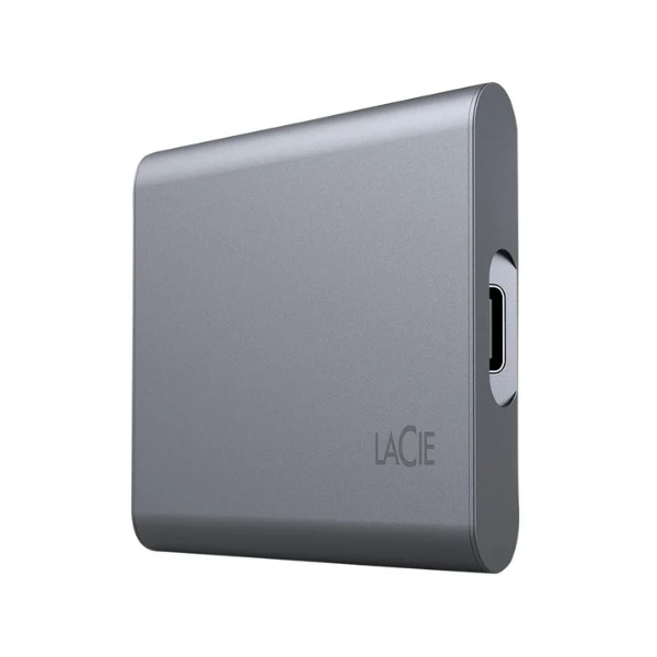 Disco Duro SSD Externo Seagate LaCie Mobile 2TB USB 3.2 Gen 2 Type-C Gris - Image 2