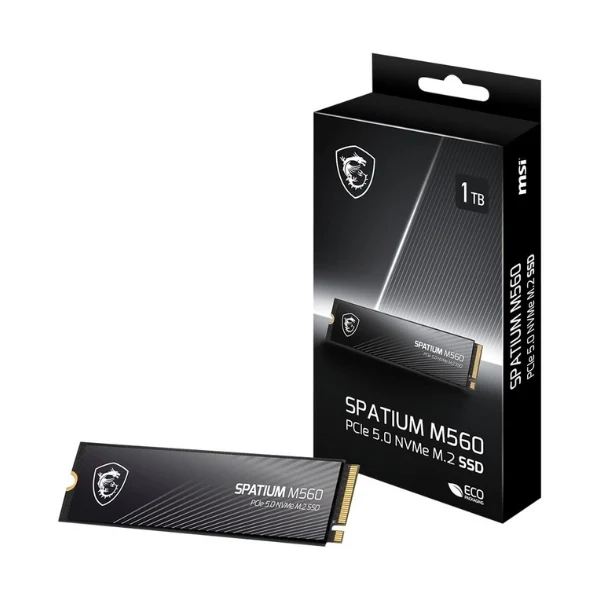Disco Duro SSD MSI SPATIUM M560 1TB 3D NAND Flash PCIe Gen 5 x4 NVMe M.2 Internal - Image 3