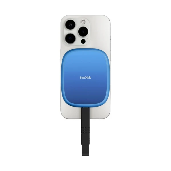 Disco Duro SSD Sandisk 1TB Creator Phone USB 3.2 Gen 2 Portable - Azul - Image 4