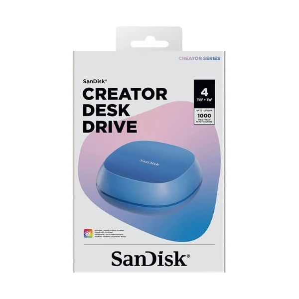 Disco Duro SSD Sandisk Creator Desk Drive 4TB USB 3.2 Gen 2 Externo - Azul - Image 5