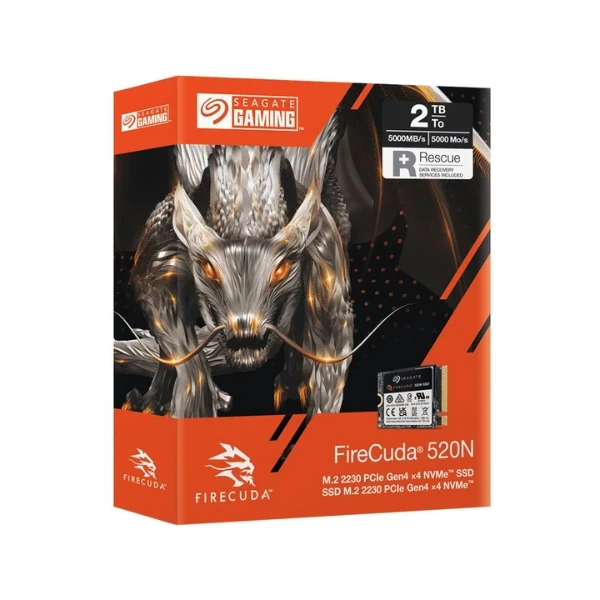 Disco Duro SSD Seagate 520N 2TB 176L 3D TLC NAND PCIe Gen 4 x4 NVMe M.2 2230 - Image 4