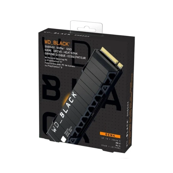 Disco Duro SSD WD Black SN850X 8TB 3D TLC NAND PCIe Gen 4 x4 NVMe M.2 con Heatsink - Image 2