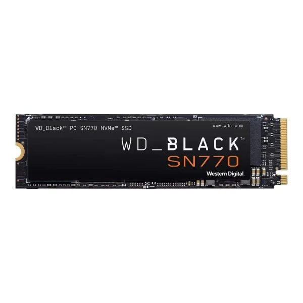 Disco Solido WD_BLACK SN770 NVMe™ 250GB SSD M.2 2280, hasta 4,000 MB/s - WDS250G3X0E