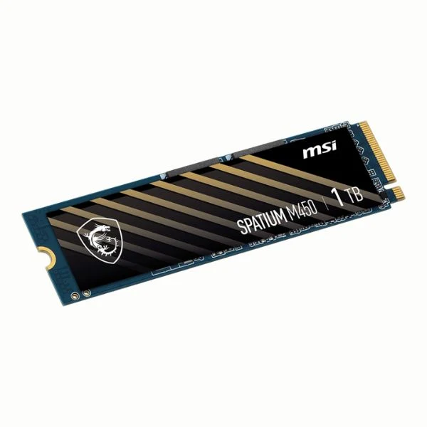 Disco SSD MSI SPATIUM M450 PCIe 4.0 NVMe M.2 - 1TB - 3600MB/s Lectura - 3000MB/s Escritura - Image 2