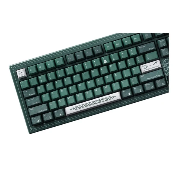 Teclado gaming mecánico Drop + Harry Potter CSTM80 Slytherin TKL RGB con switches lineales - MDX-38218-2 - Verde - Image 3