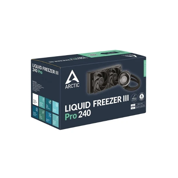 Enfriador Líquido Arctic Cooling Liquid Freezer III Pro 240mm All in One – Negro - Image 5