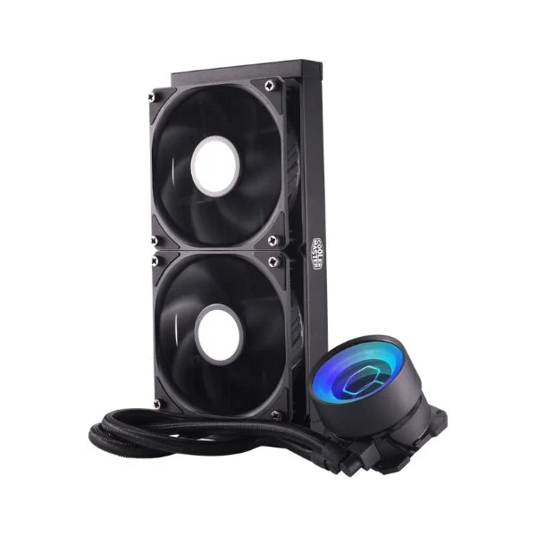 ENFRIADOR LIQUIDO COOLER MASTER ML240 VIVID/ LCD DISPLY/ SOPORTA INTEL LGA 2066 - AMD  AM4/ ARGB
