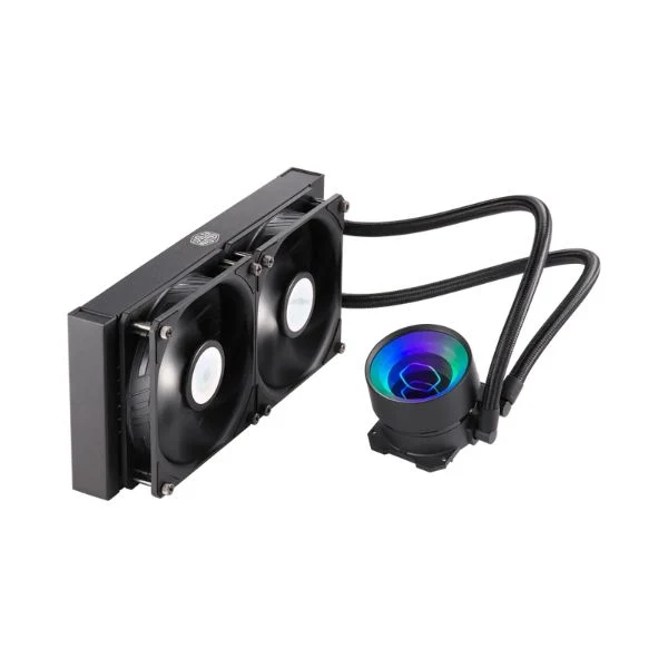 ENFRIADOR LIQUIDO COOLER MASTER ML240 VIVID/ LCD DISPLY/ SOPORTA INTEL LGA 2066 - AMD  AM4/ ARGB - Image 2