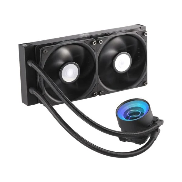 ENFRIADOR LIQUIDO COOLER MASTER ML240 VIVID/ LCD DISPLY/ SOPORTA INTEL LGA 2066 - AMD  AM4/ ARGB - Image 3