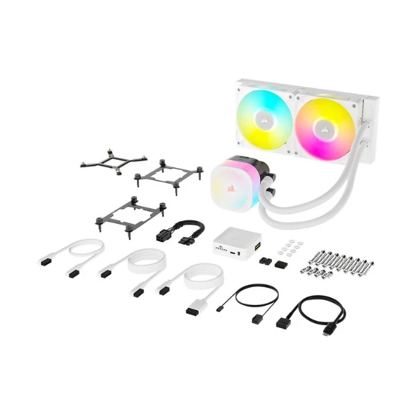 Enfriador Líquido Corsair iCUE LINK TITAN 240 RX RGB 240mm All in One – Blanco - Image 5