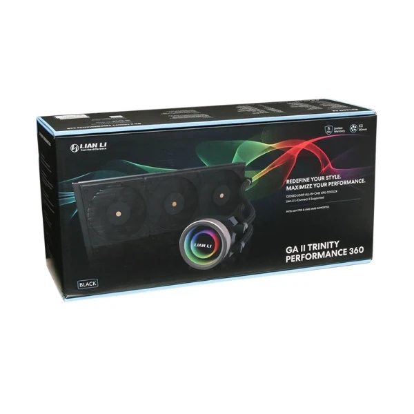 Enfriador Líquido Lian Li Galahad II Trinity Performance 360mm All in One – Negro - Image 8