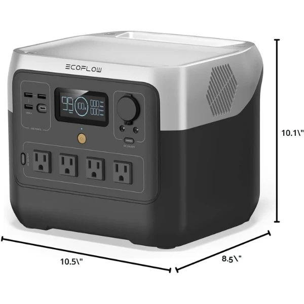 Estación de Energía Portátil EF ECOFLOW RIVER 2 Pro - 768Wh - LiFePO4 - Salida 800W - X-Boost 1600W - EFR620 - Image 8