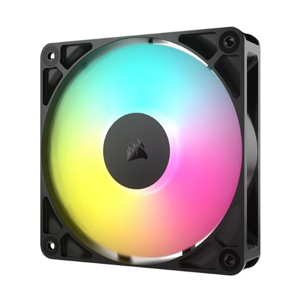 Fan Cooler Corsair RS120 ARGB Magnetic Dome Bearing 120mm - Negro - RGB - 3 Pack - Image 2