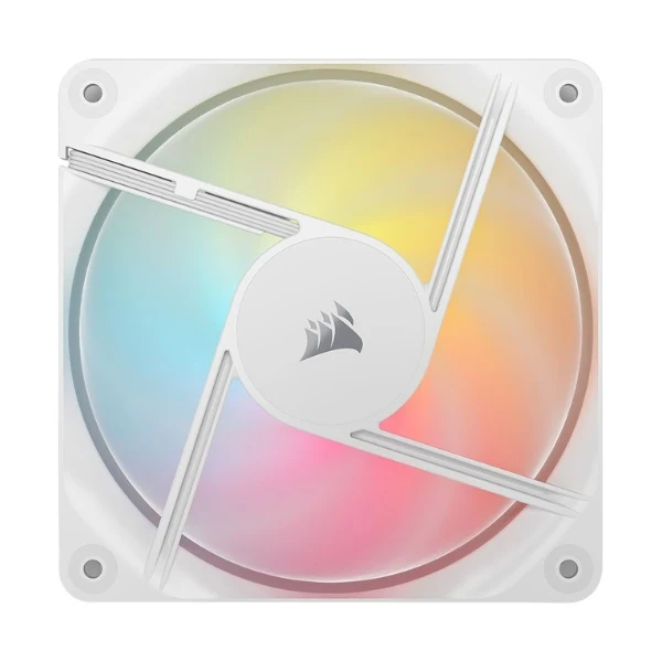Fan Cooler Corsair RS120-R ARGB Magnetic Dome Bearing 120mm - Blanco - RGB - 3 Pack - Image 3